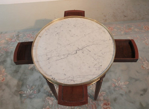 Table Bouillotte en Acajou Début XXe
