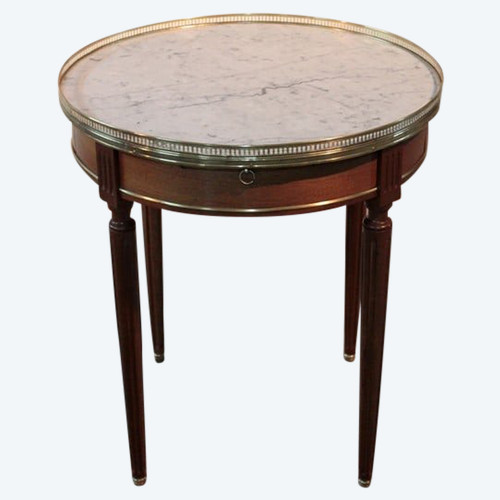Table Bouillotte en Acajou Début XXe