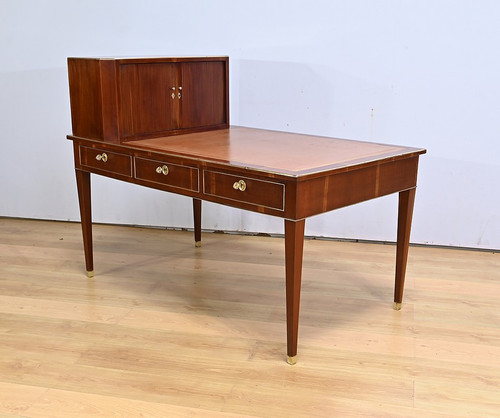 Cartonnier-Schreibtisch aus Mahagoni, Directoire-Zeit – frühes 19. Jahrhundert