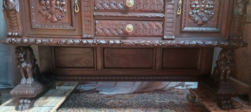 Italienisches Renaissance-Buffet aus dem 19. Jahrhundert