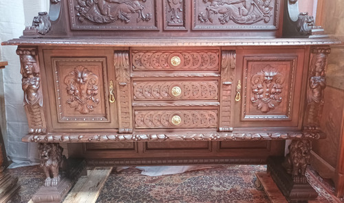 Italienisches Renaissance-Buffet aus dem 19. Jahrhundert