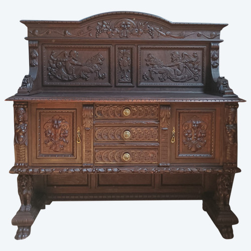 Italienisches Renaissance-Buffet aus dem 19. Jahrhundert