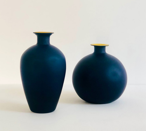 Vases en verre de Murano dans le style de Carlo Moretti, Italie années 70