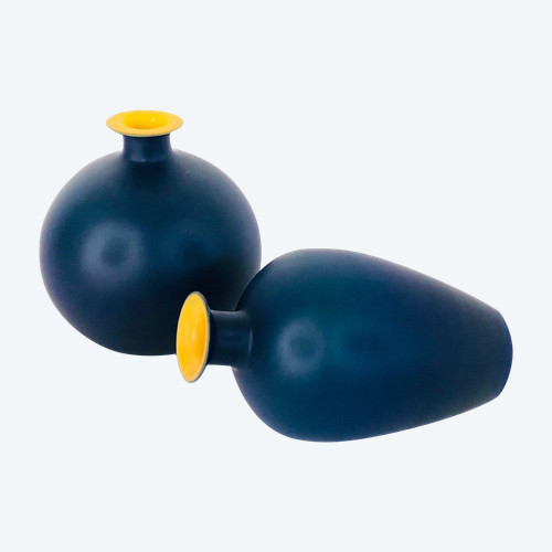 Vases en verre de Murano dans le style de Carlo Moretti, Italie années 70