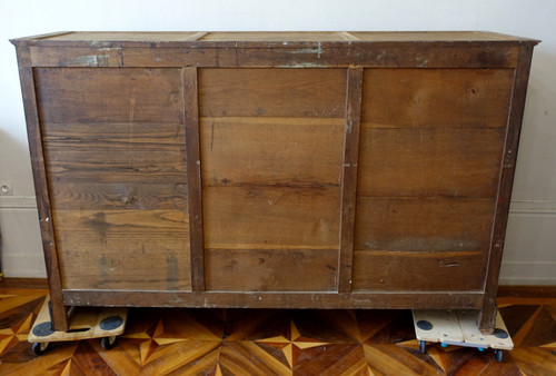 Bedeutende Mahagoni-Pappschachtel aus der Restaurationszeit – 192 cm