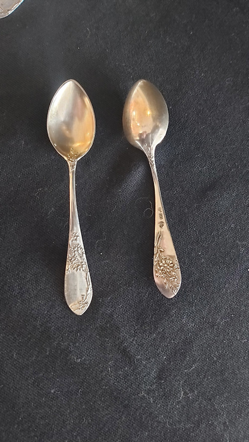Art Nouveau mocha spoons