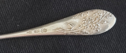 Art Nouveau mocha spoons
