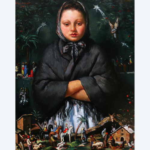 Antoni VILA ARRUFAT, The little Santa seller from Barcelona
