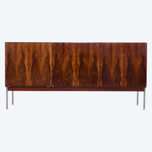 Modernist rosewood sideboard.
