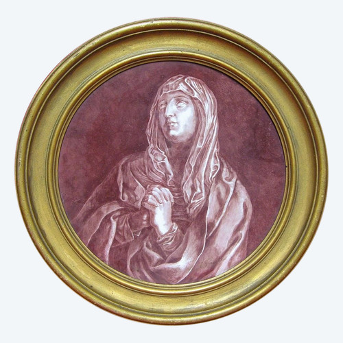 Dipinto su porcellana di Edouard Fromentin 1899.