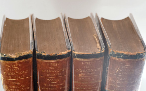 L. TESTUT, TRAITÉ D'ANATOMIE HUMAINE, 4 tomes, 1911 - 1912