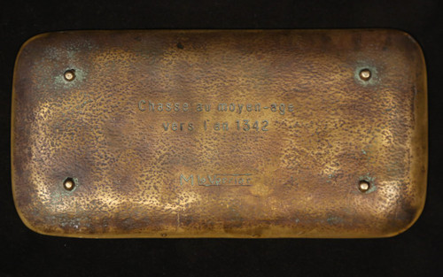 Bronze empty pocket  Signed LeVerrier 
