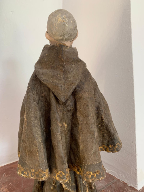 San Pedro de Alcantara sculpture 18th century