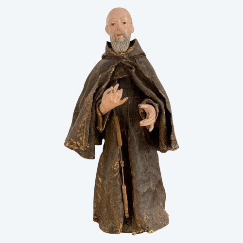 San Pedro de Alcantara sculpture 18th century