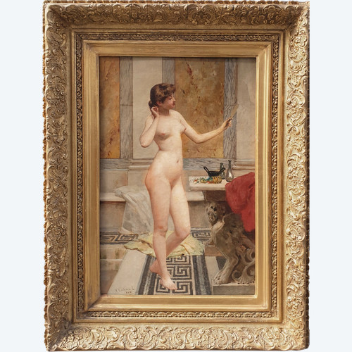 Victoriano CODINA Y LANGLIN - La giovane donna nel suo bagno