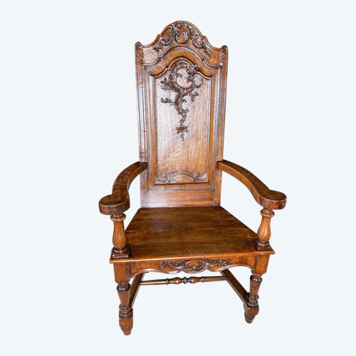 Fauteuil liégeois datant du 19e siècle louis XIV régence 