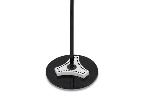 Angelo Cucci. Lacquered metal floor lamp. Circa 1960.