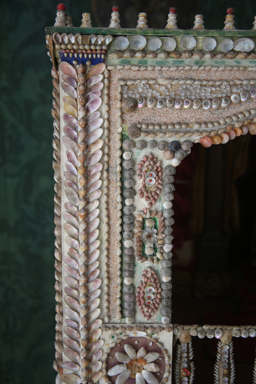 Model of a palace with shells, Italy, late 19th century