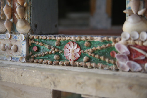 Model of a palace with shells, Italy, late 19th century