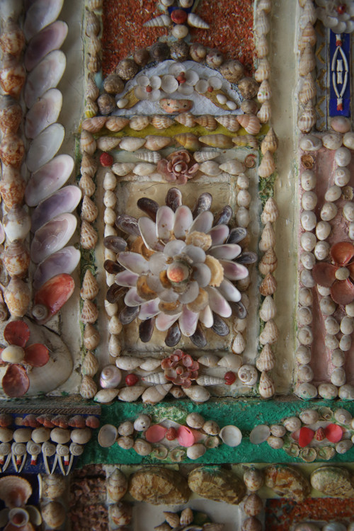 Model of a palace with shells, Italy, late 19th century