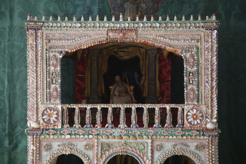 Model of a palace with shells, Italy, late 19th century