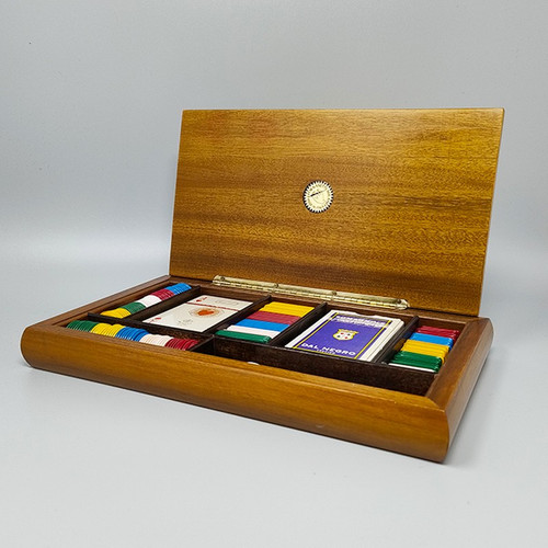 Wunderschöne Original-Spielkartenbox von Piero Fornasetti aus den 1970ern in ausgezeichnetem Zustand. Hergestellt in Italien