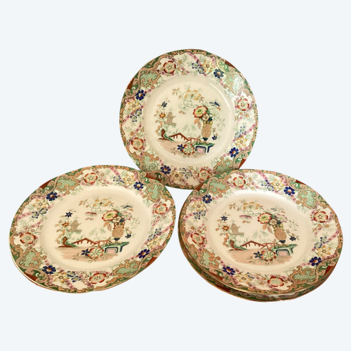 Series of five plates