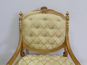 Paire de Fauteuils à la Reine Louis XVI, époque Napoléon III – Milieu XIXème