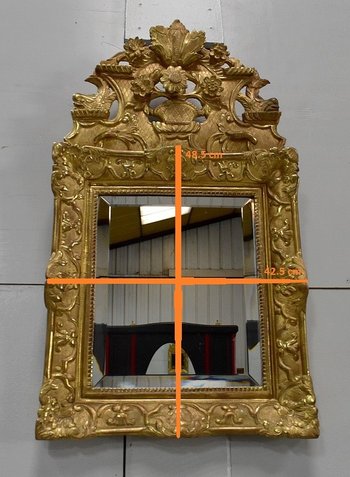  Specchiera in Legno Dorato, Stile Regency - Fine XIX Secolo