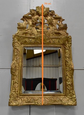  Specchiera in Legno Dorato, Stile Regency - Fine XIX Secolo