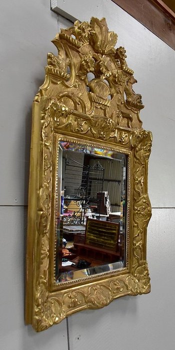  Specchiera in Legno Dorato, Stile Regency - Fine XIX Secolo