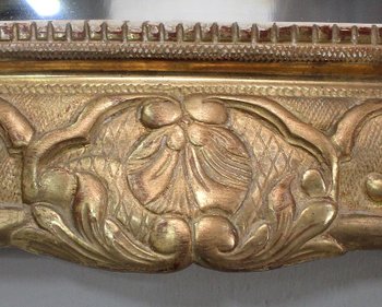  Specchiera in Legno Dorato, Stile Regency - Fine XIX Secolo