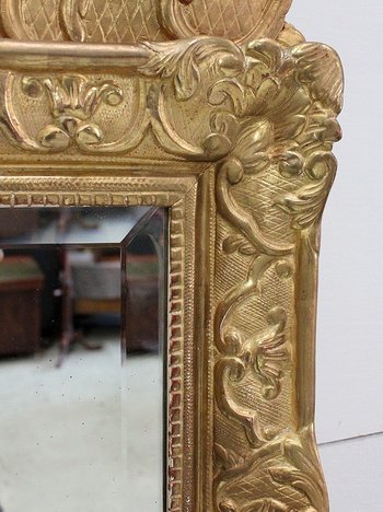  Specchiera in Legno Dorato, Stile Regency - Fine XIX Secolo