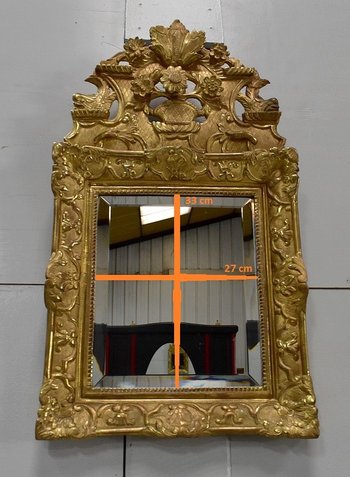  Specchiera in Legno Dorato, Stile Regency - Fine XIX Secolo