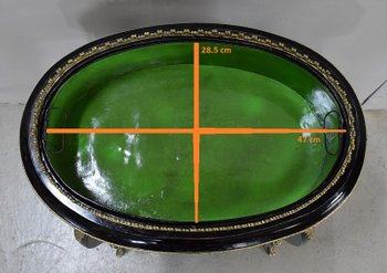  Jardinière Marquetée, en Placage de Thuya et Bois Noirci, époque Napoléon III - XIXe 