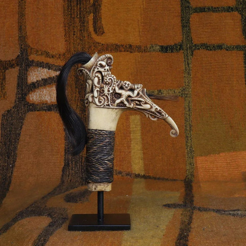 Mandau sword handle - Borneo Island, Indonesia