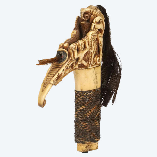 Mandau sword handle - Borneo Island, Indonesia