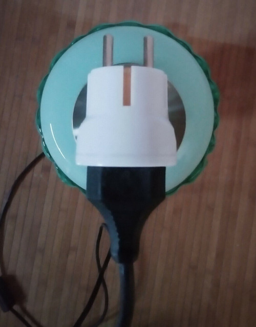 Lampe Guéridon en verre Murano