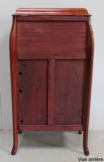  Mobiletto Piccolo in Mogano e Legno Pregiato, Periodo Art Nouveau - Inizio XX Secolo