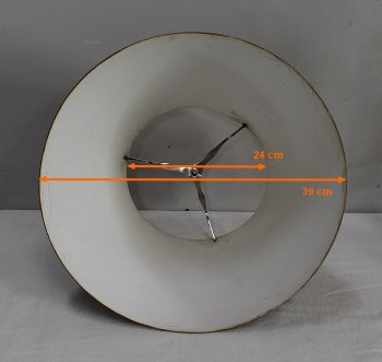  Importante Lampada Porta Acqua Calda in Metallo Argentato, gusto Luigi XVI - Fine XIX secolo