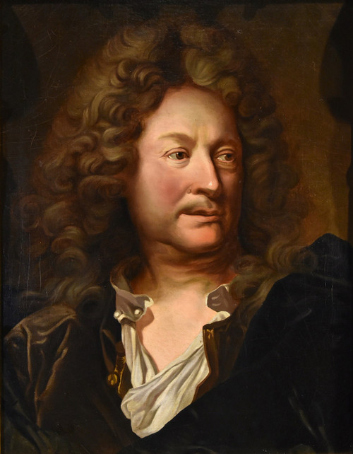 Portrait Of Charles De La Fosse (1636-1716), Hyacinthe Rigaud (perpignan 1659 - Paris 1743) 