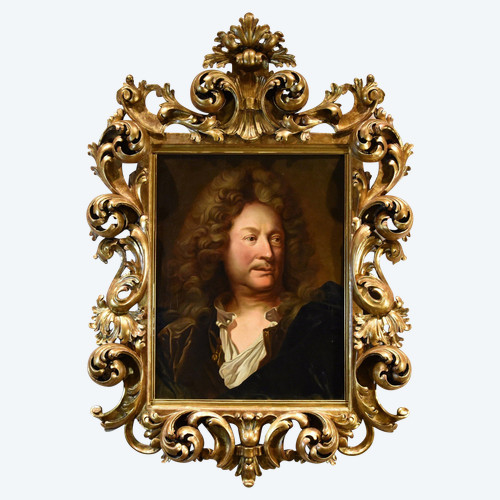 Portrait Of Charles De La Fosse (1636-1716), Hyacinthe Rigaud (perpignan 1659 - Paris 1743) 