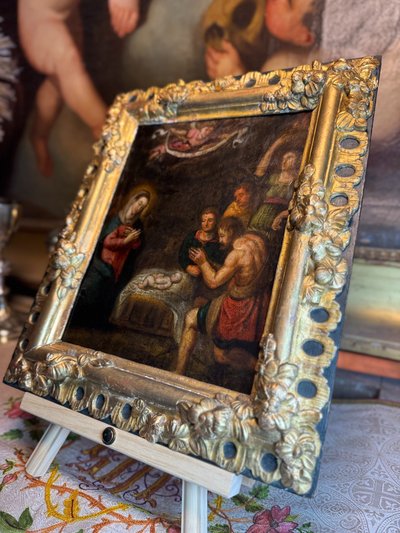 Natività - Olio su rame - XVII secolo