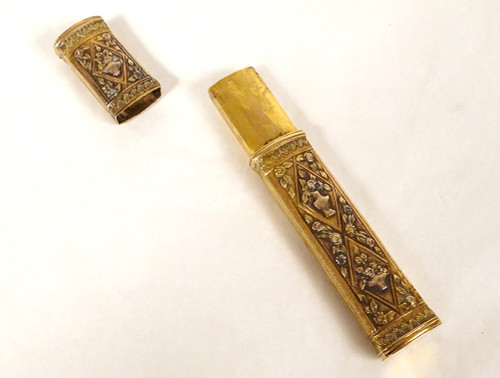 Wachshalfter Massivgold 18 Karat 3 Ors Korb Blumen Vase 30,94gr Ende 18.