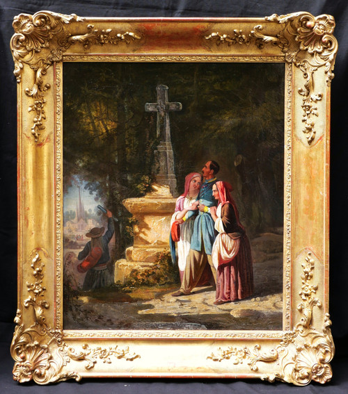 Louis Henri Joseph PEYRONNET, The return of the soldier to his native Brittany
