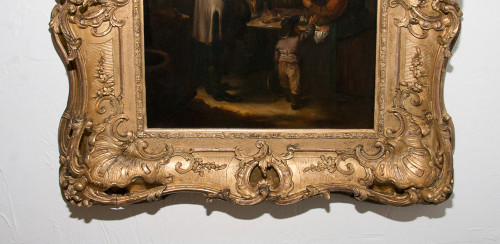 Le Charlatan d’après Frans Van Mieris fin XVIIIe Siècle