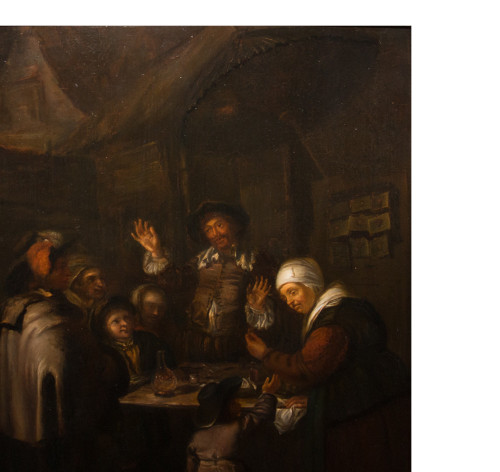 Le Charlatan d’après Frans Van Mieris fin XVIIIe Siècle