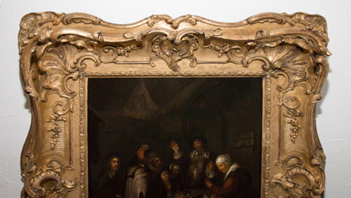 Le Charlatan d’après Frans Van Mieris fin XVIIIe Siècle
