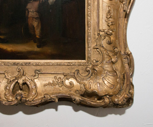 Le Charlatan d’après Frans Van Mieris fin XVIIIe Siècle