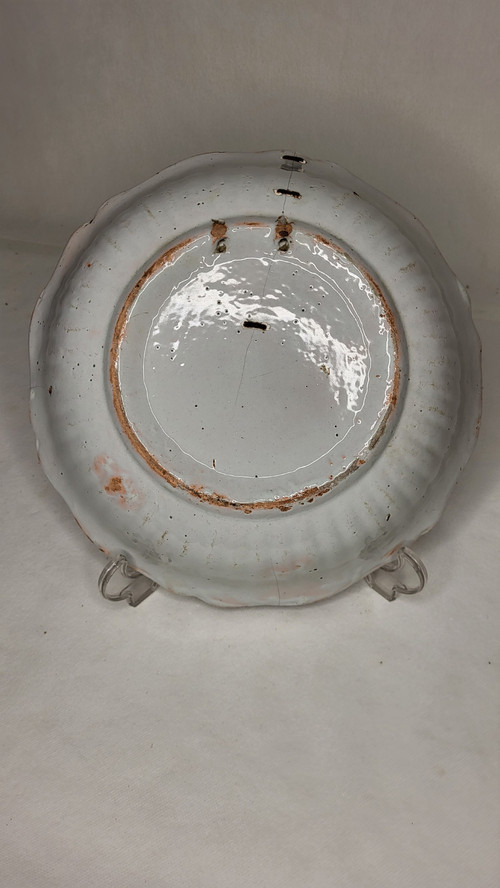 Nevers earthenware salad bowl - 18th century
